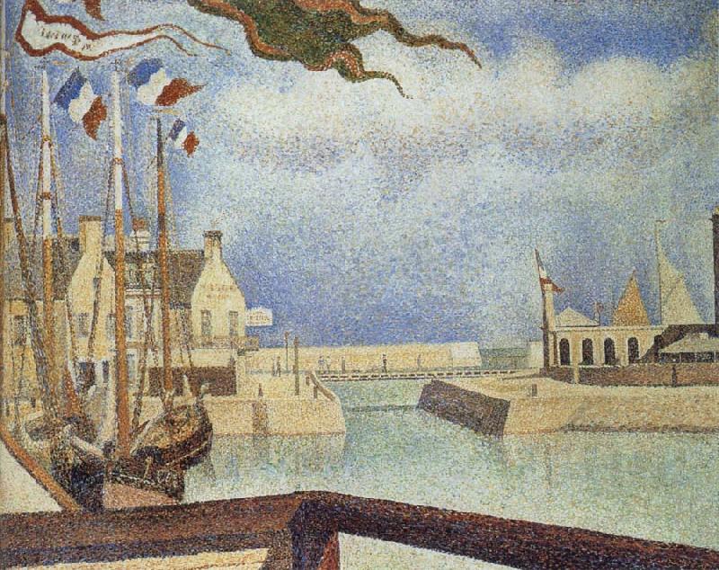 Georges Seurat The Sunday of Port en bessin china oil painting image